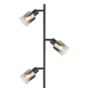 Lampadar, lampa de podea design modern Hubertus negru 134911 universul-luminii.ro