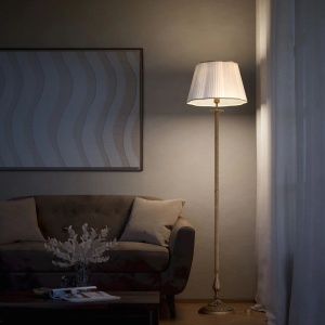 Lampadar, Lampa de podea din alama stil clasic Petalo - Img 2