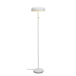 Lampadar/Lampa de podea din metal Porto alb