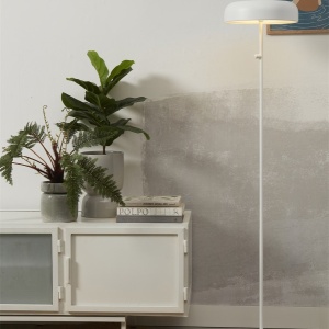 Lampadar/Lampa de podea din metal Porto alb 141661 universul-luminii.ro