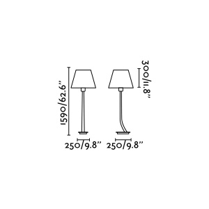 Lampadar / Lampa de podea eleganta design clasic REM auriu/alb 190171 universul-luminii.ro