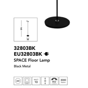 Lampadar, Lampa de podea LED stil modern Space 236961 universul-luminii.ro