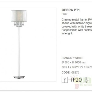 Lampadar lampa de podea OPERA PT1 068275 52171 universul-luminii.ro