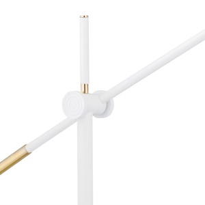 Lampadar / Lampa de podea reglabila design modern DETROIT alb 103611 universul-luminii.ro