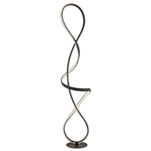 Lampadar LED 4000K SWIRL negru