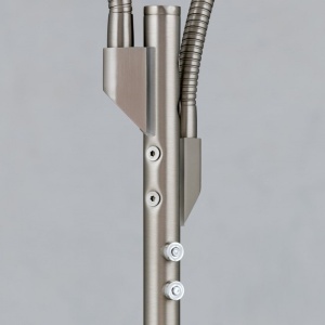 Lampadar LED dimabil stil modern Cobra satin chrome 199791 universul-luminii.ro
