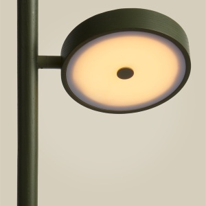 Lampadar LED din lemn de frasin verde Okinawa - Img 4