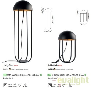 Lampadar LED / Lampa de podea design deosebit ELLYFISH 24521 172931 universul-luminii.ro