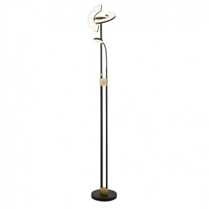 Lampadar LED, Lampa de podea design modern Gio, negru EU1024MBSB SRT