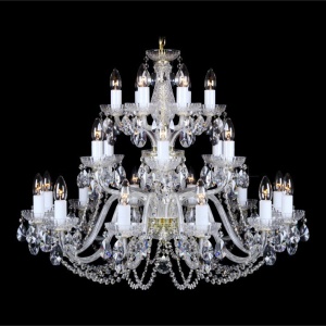 Lustra 24 brate cristal Bohemia L11 006/24/1-A - Img 1