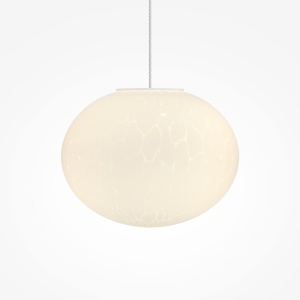 Lustra alba cu 3 pendule LED Spume - Img 4