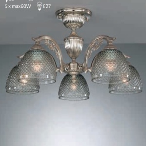 Lustra aplicata cu 5 brate design italian 9801 101811 universul-luminii.ro