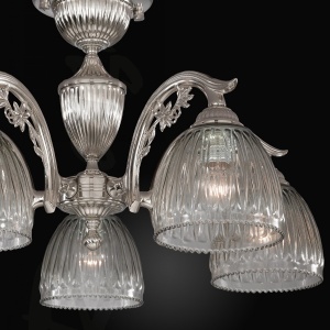 Lustra aplicata cu 5 brate realizata manual design italian 9800 105341 universul-luminii.ro
