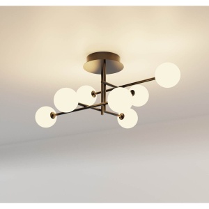 Lustra aplicata design Art Deco cu 7 surse de lumina CELLAR 219671 universul-luminii.ro