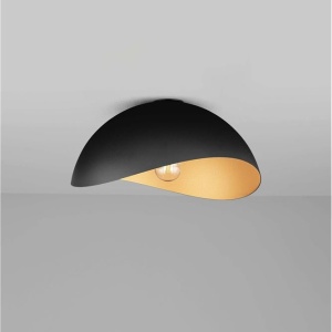 Lustra aplicata design decorativ OPSI negru/auriu D-40cm - Img 4