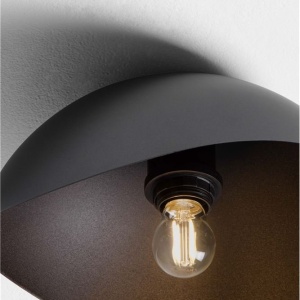 Lustra aplicata design decorativ OPSI negru D-30cm - Img 6