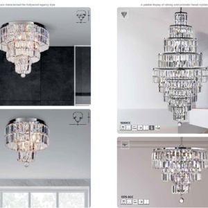 Lustra aplicata design elegant Empire 4L, IP44 208911 universul-luminii.ro