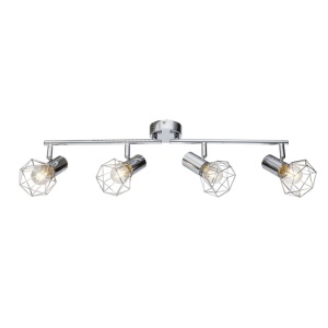 Lustra aplicata design modern 4 spoturi Xara I 54802-4 GL