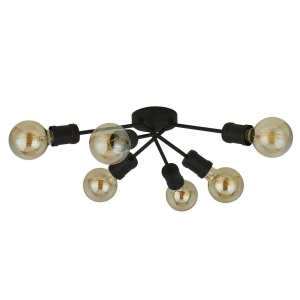 Lustra aplicata design vintage cu 6 spoturi directionabile Dance 110581 universul-luminii.ro