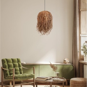 Lustra boho style design natural Hay - Img 11