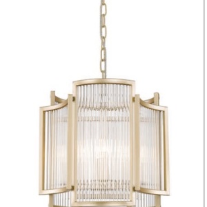 Lustra, Candelabru elegant design modern SERGIO auriu P0528-03A-V6AC ZL - Img 3
