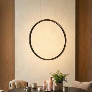 Lustra circulara suspendata LED CCT RASCAL 60cm
