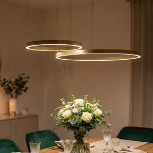 Lustra circulara suspendata LED ISAK