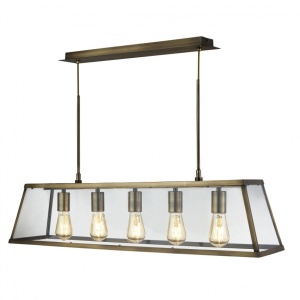 Lustra clasica design traditional Voyager 5L alama antique 4614-5AB SRT