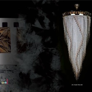 Lustra Cristal Bohemia Exclusive diam.70cm FLAME 700x1600 CE 54301 universul-luminii.ro