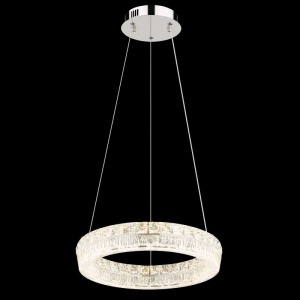 Lustra cristale din sticla LED CCT cu telecomanda LAUREL - Img 3