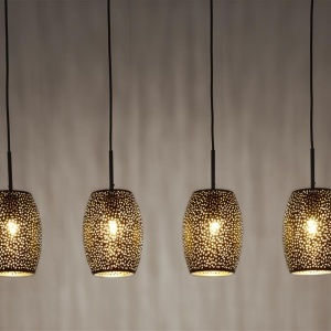 Lustra cu 3 pendule design modern Laser Cut Metal 207711 universul-luminii.ro