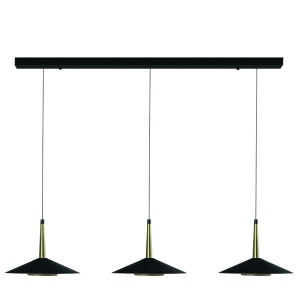 Lustra cu 3 pendule LED design tehnic ORION MA-7475