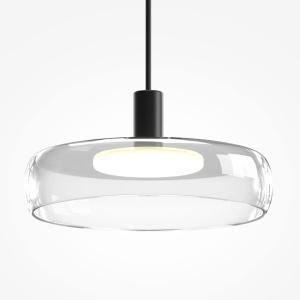 Lustra cu 3 pendule LED Float sticla transparenta - Img 3