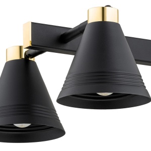 Lustra cu 4 brate design modern AVALONE negru 107981 universul-luminii.ro