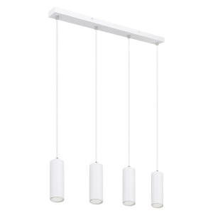 Lustra cu 4 pendule design modern ROBBY alb 114291 universul-luminii.ro