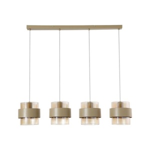 Lustra cu 4 pendule stil scandinav Royal chihlimbar 624571 universul-luminii.ro