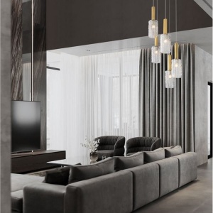 Lustra cu 5 pendule design modern Certa 228691 universul-luminii.ro