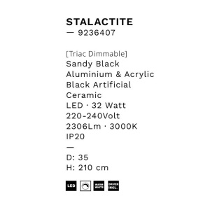 Lustra cu 5 pendule LED design modern ATMOSFERA 236411 universul-luminii.ro