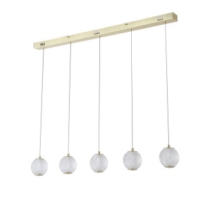 Lustra cu 5 pendule LED design modern decorativ Allure 158901 universul-luminii.ro