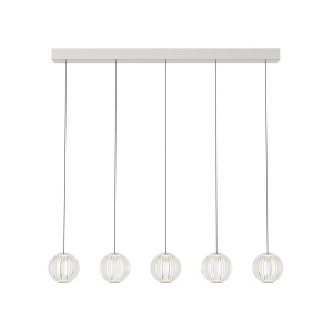 Lustra cu 5 pendule LED design modern Diamond SP5