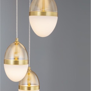 Lustra cu 5 pendule LED design modern Egna 228651 universul-luminii.ro