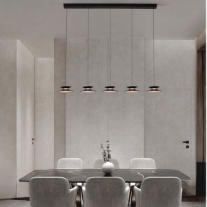 Lustra cu 5 pendule LED design modern Morfi 236761 universul-luminii.ro