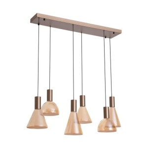 Lustra cu 6 pendule LED Cannes 600331 universul-luminii.ro