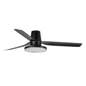 Lustra cu Ventilator tavan si telecomanda PUNT TUB M TAK negru 3000K