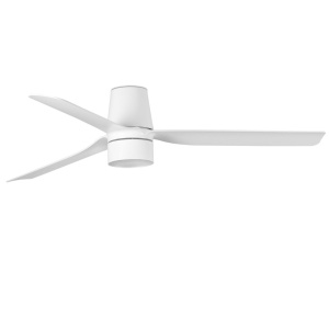 Lustra cu Ventilator tavan si telecomanda PUNT TUB M TEK alb 2700K