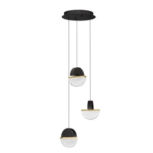 Lustra decorativa cu 3 pendule LED 3000K DORIN