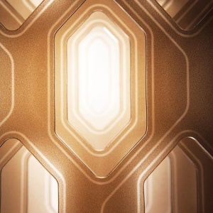 Lustra design Art Deco realizata manual Chantal Medium Orange 124081 universul-luminii.ro