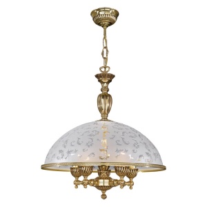 Lustra design clasic din alama si sticla 6202 201531 universul-luminii.ro