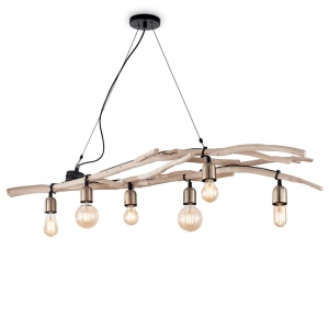 Lustra design deosebit lemn natur DRIFTWOOD SP6 180922