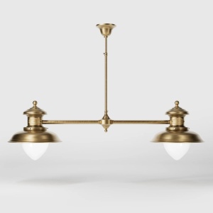 Lustra design italian din alama si sticla Al Mare - Img 3